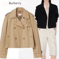 Burberry バーバリー ジャケット コットン トレンチ クロップド