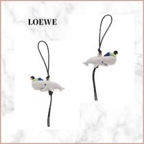 LOEWE　フェルト・カーフレザー製 ジュエリーバッグ クジラ