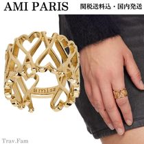 【AMI PARIS】ゴールド Ami de Coeur リング 関税送料込