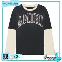 AMIRI アミリ ヴィンテージ LS Tシャツ レイヤード 長袖 ロゴ