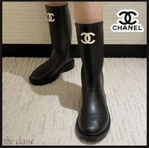 【雨の日もエレガントに♪】CHANEL　レインブーツ