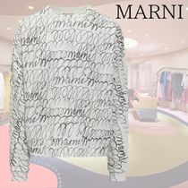 関税込★VIP価格【MARNI】プリントクルーネックスウェットシャツ