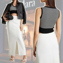 DT MaxMara ★ ジャカード クロップド トップ VELENO ブラック