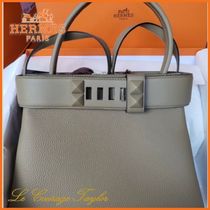 ベージュ♪【HERMES】エルメス　メドールバッグ