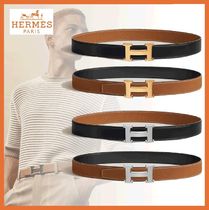 【合わせやすさ抜群☆】HERMES リバーシブルベルト 32mm H