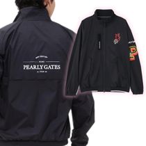 PEARLY GATES TUFLEX 格子レノースーパーストレッチ ブルゾン 黒