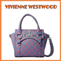 送料・関税込 Vivienne Westwood Betty チェック柄 ハンドバッグ