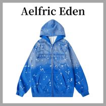 ★Aelfric Eden★スターワッペン グラデーションZIPUP パーカー