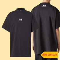 【BALENCIAGA】x Under Armour オーバーサイズ コットン Tシャツ