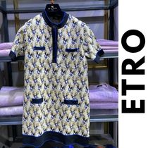 新品★ETRO■フラワーデザイン ワンピース ポケット付き