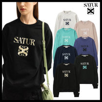 ★関税/送料込★Satur★25_Spring Classic Logo Sweatshirt