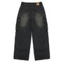 F.ILLUMINATE デニム・ジーパン F.ILLUMINATEのTwo Tuck Washed Denim Cargo Pants 全3色(6)