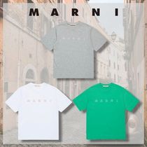 MARNI* マルニ キッズ ロゴプリント 半袖 Tシャツ 送関込