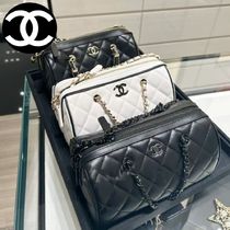 【３色もあって迷っちゃう♡】CHANEL ミニボストンバッグ