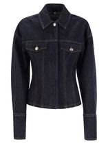 SPORTMAX GANCE - Denim fitted jacket