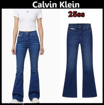 [CALVIN KLEIN] High-Rise Flare Fit Jeans ★大人気★