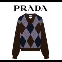 ☆直営店発送☆PRADA プラダ Vネック カシミヤ セーター