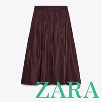 【ZARA】ZW COLLECTION パフ ミディスカート 2731/045/606