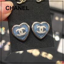 人気【CHANEL】ぷっくりしたハートが可愛い　シャネルピアス