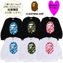 A BATHING APE ☆ABC CAMO BIG APE HEAD LS TEE 要在庫確認