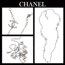 ハート＆パール☆【CHANEL】シャネル ロングネックレス CCロゴ