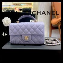 【2WAY♪】CHANEL トップハンドルミニフラップバッグ ショルダー