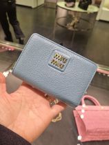 ☆最安価格☆【MiuMiu直営店】二つ折り コンパクトジップ財布