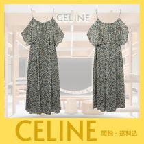 新作☆【CELINE】シルクジョーゼットドレス