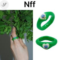 [韓国人気ジュエリー] nff Tree Ring Green