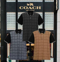 超人気☆新作【COACH】シグネチャーロゴポロシャツ　半袖