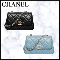 25S◆フォルムが可愛い♪◆CHANEL マトラッセ ショルダーバッグ