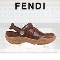 アウトレット【FENDI】メンズ☆レザー サボクロッグ