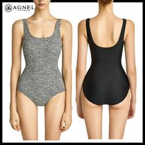 ★AGNEL★ Can Tweed Monokini Black★大人気★