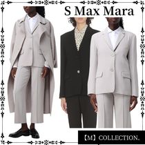 『S MAX MARA』テクスチャード シングルジャケット