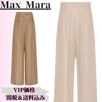 25SS◆完売間近◆関送込【MAX MARA】RAUCHE*リネン*ワイドパンツ