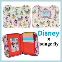 関税込/完売前に【LOUNGE FLY】ディズニー100周年 総柄 財布