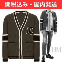 【関税込み・国内発送】DOLCE & GABBANA LOGO WOOL CARDIGAN