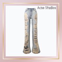 【送料込】ACNE STUDIOS フレアジーンズ ダメージ加工