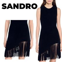 【SANDRO】Vanessa Fringed Dress