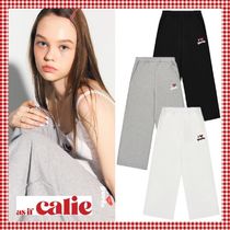 【韓国as if calie アズイフカリー】GURLS LOGO SWEAT PANTS