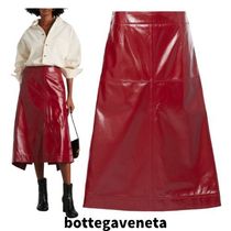 【bottega Veneta】レザーミディスカート