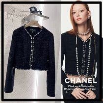 【パールが品格と可愛らしさを演出】CHANEL ジャケット