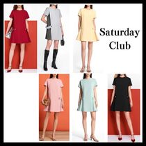 ◆Saturday Club◆ 半袖ボタン付きサイドワンピース