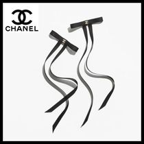 **2個セット◆上品♪**【CHANEL】 リボン バレッタ ツインテール