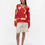 marimekko ニット・セーター 【marimekko】Paiva Unikko ニット コットン プルオーバー(4)