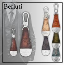 すぐ届く！新色【Berluti】レザー キーリング 靴べら