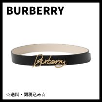 ◆Burberry◆リバーシブル シグネチャーベルト【送料/関税込み】