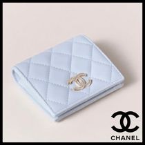 【ブルーが素敵♡】CHANEL スモールフラップウォレット