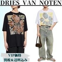 ◆25SS◆関送込【DRIES VAN NOTEN】花柄*コットン*Tシャツ