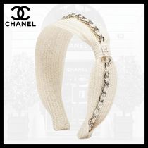 【キラキラチェーンが可愛い♪】CHANEL カチューシャ パイル